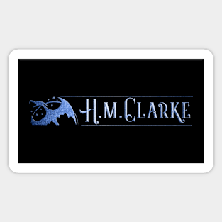 H.M. Clarke Blue Logo Sticker